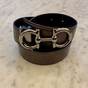 Ferragamo Double Gancini Belt
